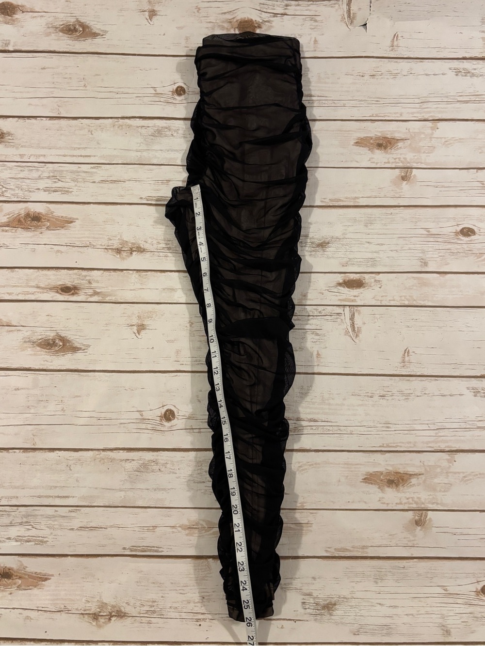 Express Ruched Mesh Lined Leggings Small - Picture 6 of 11